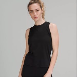 Lululemon Nulu wrap back yoga tank in black size 8